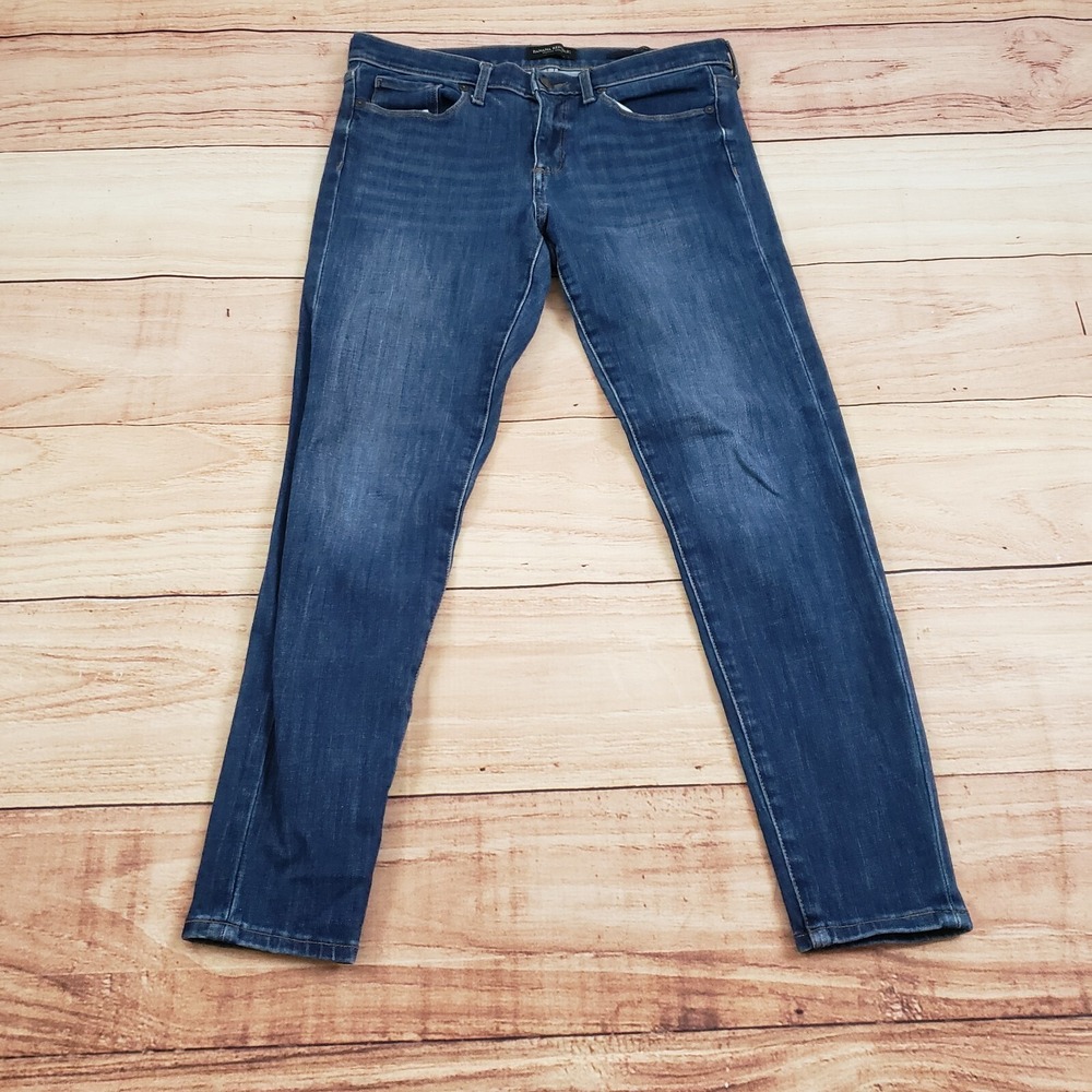 Banana Republic Jeans Womens 28 Blue Skinny Mom Mid Rise Jeggings Stretch Ladies
